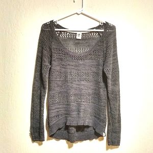 Roxy knit sweater grey size XL